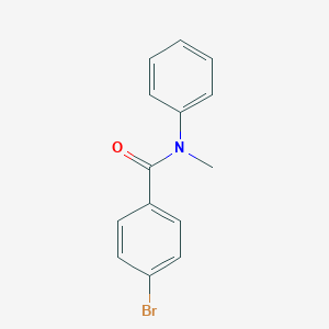 molecular formula C14H12BrNO B262451 4-bromo-N-methyl-N-phenylbenzamide 