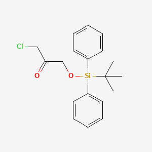 molecular formula C19H23ClO2Si B2624595 1-((tert-Butyldiphenylsilyl)oxy)-3-chloropropan-2-one CAS No. 1956332-66-3