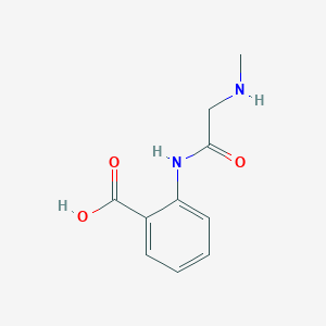 molecular formula C10H12N2O3 B2624617 2-[2-(Methylamino)acetamido]benzoic acid CAS No. 900641-78-3