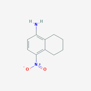 molecular formula C10H12N2O2 B262464 4-Nitro-5,6,7,8-tetrahydro-1-naphthalenamine 
