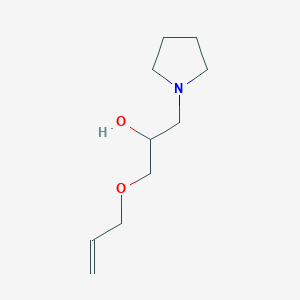 molecular formula C10H19NO2 B2624689 1-(Allyloxy)-3-pyrrolizino-2-propanol CAS No. 122258-01-9