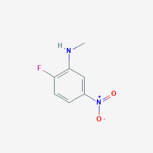 molecular formula C7H7FN2O2 B2624714 2-Fluoro-N-methyl-5-nitroaniline CAS No. 110729-51-6