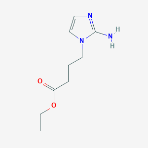 ethyl 4-(2-amino-1H-imidazol-1-yl)butanoate