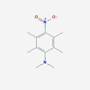 molecular formula C12H18N2O2 B262473 N,N,2,3,5,6-hexamethyl-4-nitroaniline 