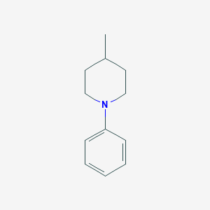 molecular formula C12H17N B262474 4-Methyl-1-phenylpiperidine 