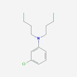 molecular formula C14H22ClN B262476 N,N-dibutyl-N-(3-chlorophenyl)amine 