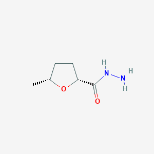 molecular formula C6H12N2O2 B2624761 (2R,5R)-5-methyloxolane-2-carbohydrazide CAS No. 1807916-66-0; 2044705-55-5