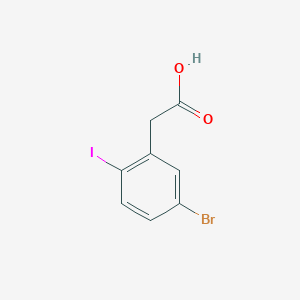 2-(5-Bromo-2-iodophenyl)acetic acid