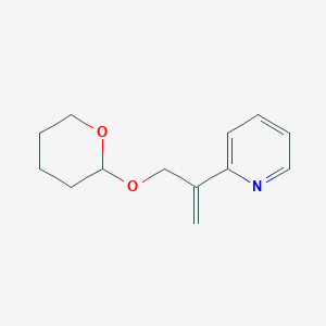 molecular formula C13H17NO2 B2624799 2-[3-(Oxan-2-yloxy)prop-1-en-2-yl]pyridine CAS No. 300395-95-3