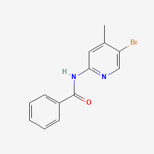 molecular formula C13H11BrN2O B2624857 N-(5-Bromo-4-methylpyridin-2-YL)benzamide CAS No. 1260682-71-0