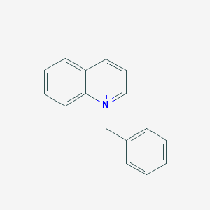 molecular formula C17H16N+ B262486 1-Benzyl-4-methylquinolinium 