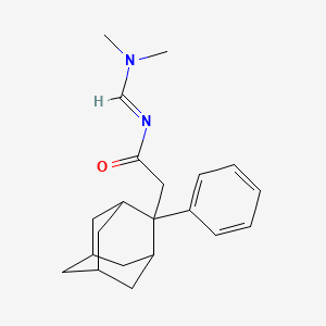 molecular formula C21H28N2O B2624860 N-[(dimethylamino)methylene]-2-(2-phenyl-2-adamantyl)acetamide CAS No. 400078-93-5