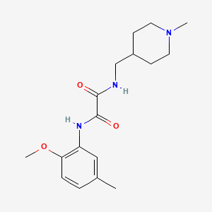 molecular formula C17H25N3O3 B2624862 N1-(2-methoxy-5-methylphenyl)-N2-((1-methylpiperidin-4-yl)methyl)oxalamide CAS No. 953175-51-4