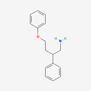 molecular formula C16H19NO B2624863 (1-Amino-4-phenoxybutan-2-yl)benzene CAS No. 1198278-13-5