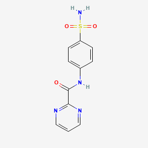 molecular formula C11H10N4O3S B2624871 N-(4-sulfamoylphenyl)pyrimidine-2-carboxamide CAS No. 1251545-52-4