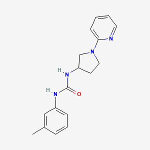 1-(1-(Pyridin-2-yl)pyrrolidin-3-yl)-3-(m-tolyl)urea