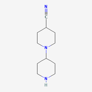 molecular formula C11H19N3 B2624980 [1,4'-Bipiperidine]-4-carbonitrile CAS No. 930604-25-4