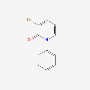 molecular formula C11H8BrNO B2625013 3-Bromo-1-phenylpyridin-2(1H)-one CAS No. 120491-70-5