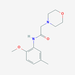 B2625070 N-(2-methoxy-5-methylphenyl)-2-morpholin-4-ylacetamide CAS No. 306730-66-5