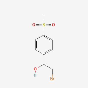 2-Bromo-1-(4-methylsulfonylphenyl)ethanol