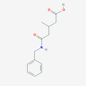5-(Benzylamino)-3-methyl-5-oxopentanoic acid