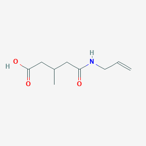 molecular formula C9H15NO3 B262520 5-(Allylamino)-3-methyl-5-oxopentanoic acid 