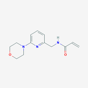 N-{[6-(morpholin-4-yl)pyridin-2-yl]methyl}prop-2-enamide
