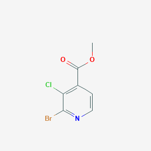 molecular formula C7H5BrClNO2 B2625250 Methyl 2-bromo-3-chloro-4-pyridinecarboxylate CAS No. 1214351-13-9
