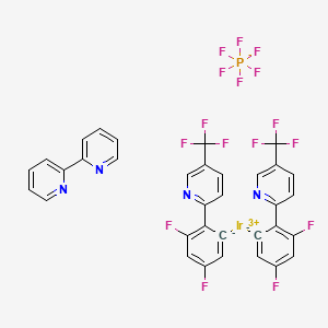molecular formula C34H18F16IrN4P B2625263 [IR{Dfcf3ppy2(bpy)]PF6 CAS No. 1092775-61-5