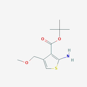 Tert-butyl 2-amino-4-(methoxymethyl)thiophene-3-carboxylate