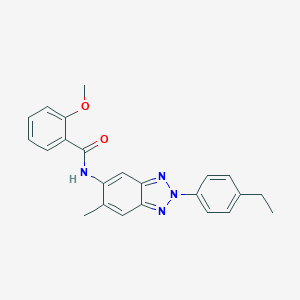 N-[2-(4-ethylphenyl)-6-methyl-2H-1,2,3-benzotriazol-5-yl]-2-methoxybenzamide