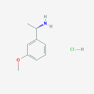 molecular formula C9H14ClNO B2625416 (S)-1-(3-Methoxyphenyl)ethanamine hydrochloride CAS No. 1304771-27-4; 82796-69-8