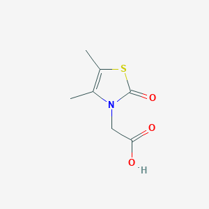 molecular formula C7H9NO3S B2625418 2-(4,5-Dimethyl-2-oxo-2,3-dihydro-1,3-thiazol-3-yl)acetic acid CAS No. 926268-69-1