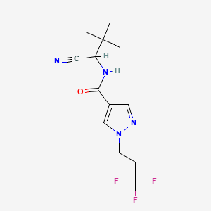 N-(1-cyano-2,2-dimethylpropyl)-1-(3,3,3-trifluoropropyl)-1H-pyrazole-4-carboxamide