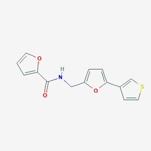 N-((5-(thiophen-3-yl)furan-2-yl)methyl)furan-2-carboxamide