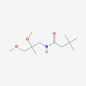 N-(2,3-dimethoxy-2-methylpropyl)-3,3-dimethylbutanamide