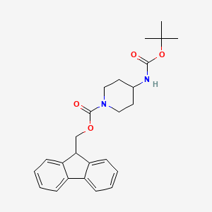 (9H-Fluoren-9-yl)methyl 4-((tert-butoxycarbonyl)amino)piperidine-1-carboxylate