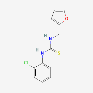 molecular formula C12H11ClN2OS B2625485 1-(2-Chlorophenyl)-3-(furan-2-ylmethyl)thiourea CAS No. 215779-55-8