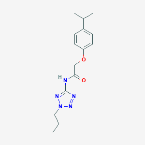 molecular formula C15H21N5O2 B262549 2-(4-isopropylphenoxy)-N-(2-propyl-2H-tetraazol-5-yl)acetamide 