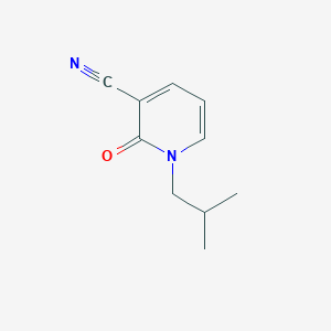 molecular formula C10H12N2O B2625578 1-Isobutyl-2-oxo-1,2-dihydropyridine-3-carbonitrile CAS No. 1267425-11-5