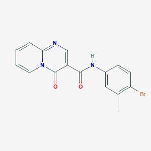 molecular formula C16H12BrN3O2 B2625653 N-(4-bromo-3-methylphenyl)-4-oxo-4H-pyrido[1,2-a]pyrimidine-3-carboxamide CAS No. 863005-54-3