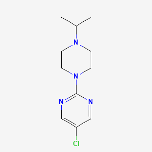 molecular formula C11H17ClN4 B2625661 5-Chloro-2-(4-isopropylpiperazin-1-yl)pyrimidine CAS No. 2034283-74-2