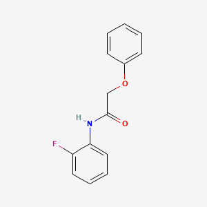 molecular formula C14H12FNO2 B2625663 N-(2-氟苯基)-2-苯氧基乙酰胺 CAS No. 331270-59-8
