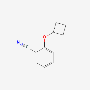 molecular formula C11H11NO B2625668 2-Cyclobutoxybenzonitrile CAS No. 1247509-37-0