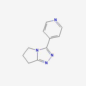 B2625715 3-pyridin-4-yl-6,7-dihydro-5H-pyrrolo[2,1-c][1,2,4]triazole CAS No. 114722-58-6