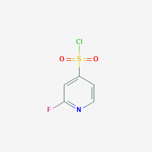 molecular formula C5H3ClFNO2S B2625728 2-Fluoropyridine-4-sulfonyl chloride CAS No. 2200293-23-6