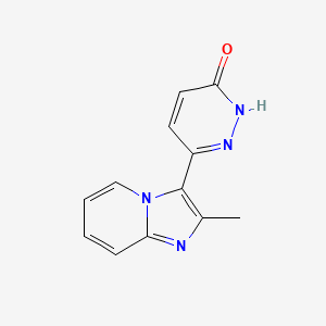 molecular formula C12H10N4O B2625752 6-(2-甲基咪唑并[1,2-a]吡啶-3-基)嘧啶-3-醇 CAS No. 1286732-96-4