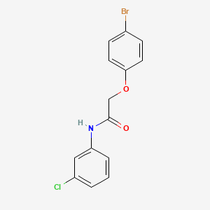 2-(4-bromophenoxy)-N-(3-chlorophenyl)acetamide
