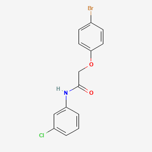 molecular formula C14H11BrClNO2 B2625762 2-(4-bromophenoxy)-N-(3-chlorophenyl)acetamide CAS No. 303124-60-9