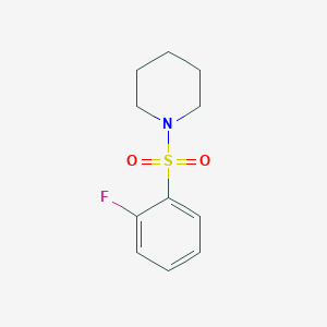 1-(2-Fluorophenyl)sulfonylpiperidine